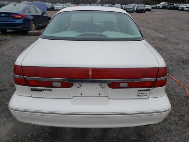 1LNLM97V6VY657798 - 1997 LINCOLN CONTINENTA WHITE photo 6