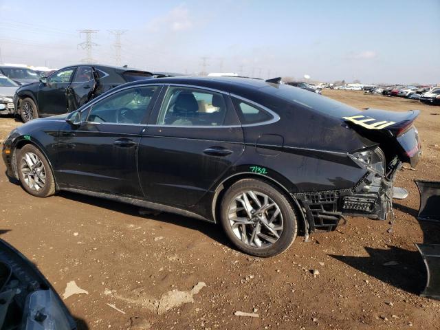 5NPEF4JA9MH076991 - 2021 HYUNDAI SONATA SEL BLACK photo 2