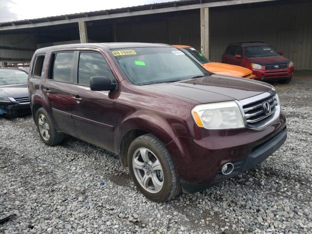 5FNYF4H52FB078959 - 2015 HONDA PILOT EXL MAROON photo 4