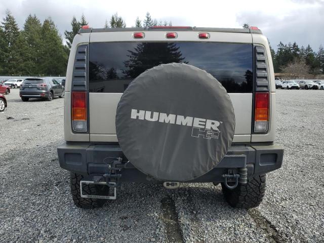 5GRGN23U84H119429 - 2004 HUMMER H2 TAN photo 6