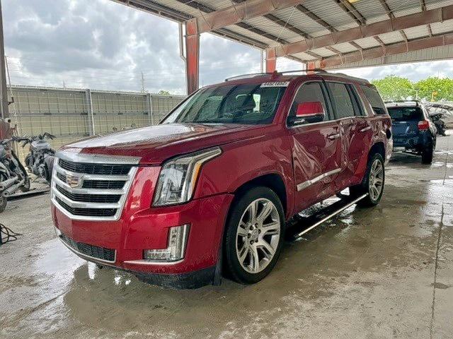 1GYS3NKJ8FR570345 - 2015 CADILLAC ESCALADE PREMIUM RED photo 2