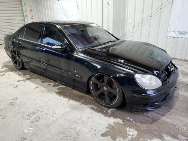 WDBNG76J63A374409 - 2003 MERCEDES-BENZ S 600 BLACK photo 4