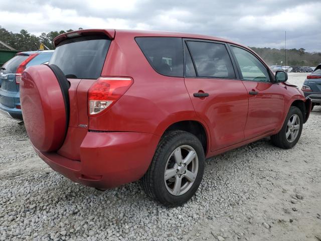 JTMBD33V186064708 - 2008 TOYOTA RAV4 RED photo 3