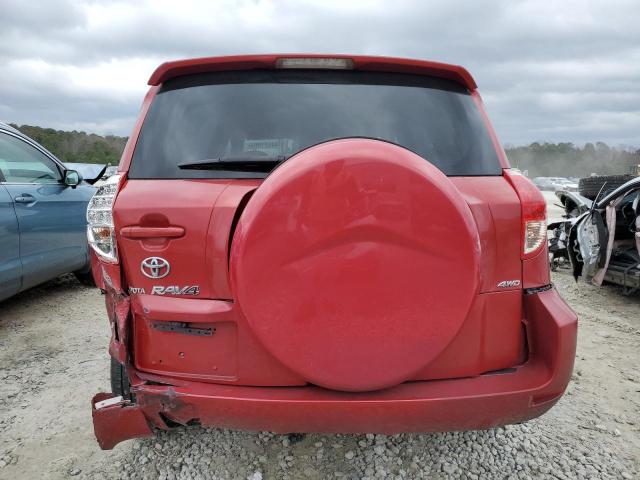 JTMBD33V186064708 - 2008 TOYOTA RAV4 RED photo 6