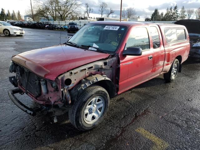 5TEVL52N74Z338780 - 2004 TOYOTA TACOMA XTRACAB BURGUNDY photo 1