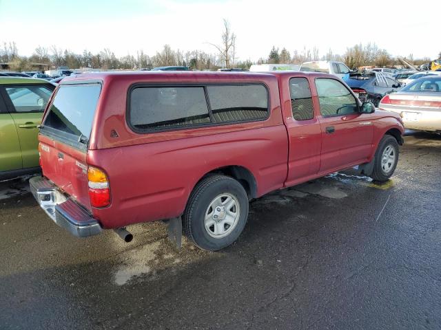 5TEVL52N74Z338780 - 2004 TOYOTA TACOMA XTRACAB BURGUNDY photo 3