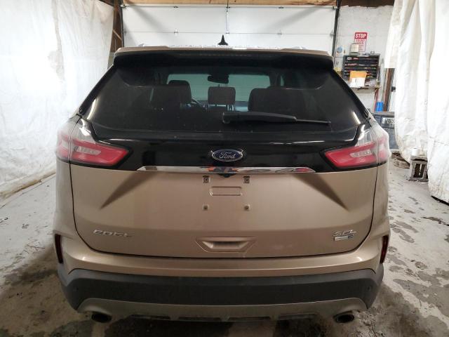 2FMPK4J9XLBB29875 - 2020 FORD EDGE SEL GOLD photo 6