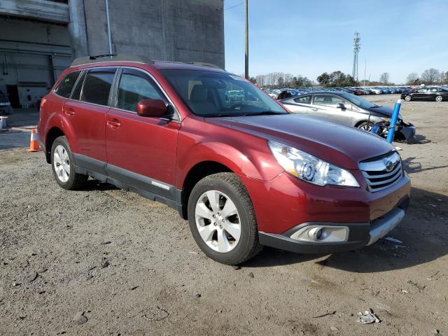 4S4BRBJC0B3370753 - 2011 SUBARU OUTBACK 2.5I LIMITED RED photo 4