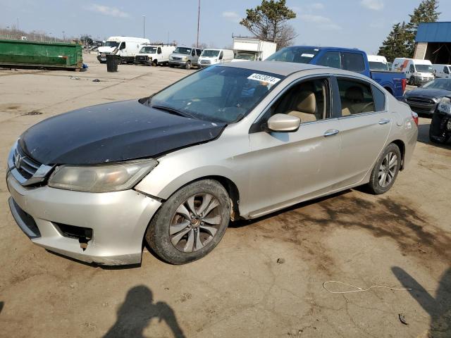 1HGCR2F38EA299465 - 2014 HONDA ACCORD LX GOLD photo 1