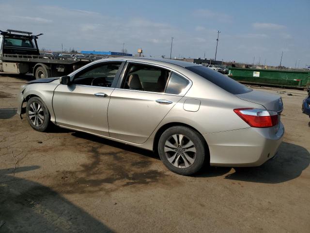 1HGCR2F38EA299465 - 2014 HONDA ACCORD LX GOLD photo 2