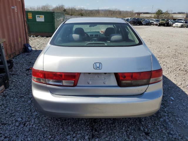 1HGCM56343A111988 - 2003 HONDA ACCORD LX SILVER photo 6