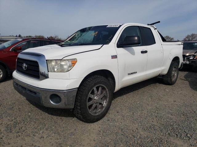 5TBRV54118S479524 - 2008 TOYOTA TUNDRA DOUBLE CAB WHITE photo 1