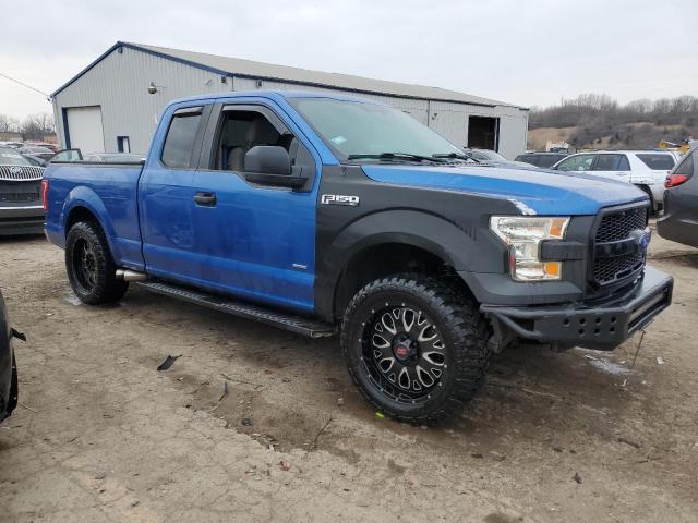 1FTEX1CP2GFB95218 - 2016 FORD F150 SUPER CAB BLUE photo 4