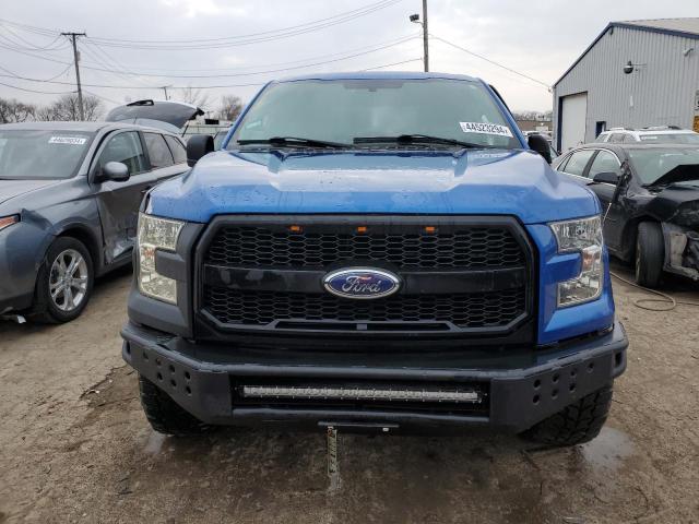 1FTEX1CP2GFB95218 - 2016 FORD F150 SUPER CAB BLUE photo 5