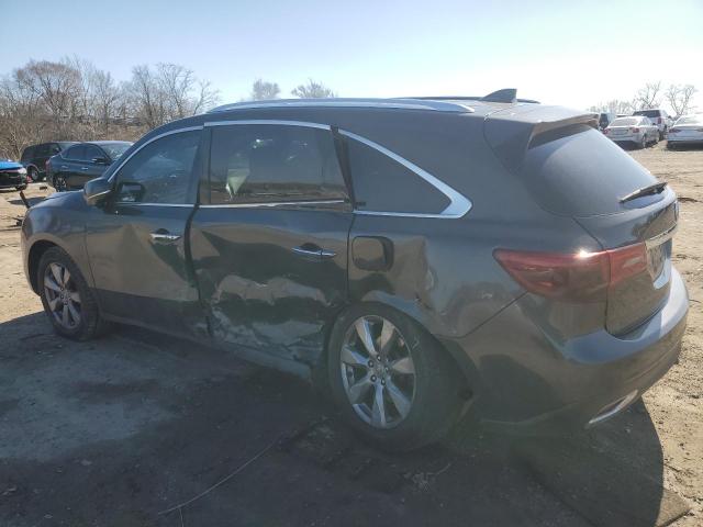 5FRYD4H81EB019866 - 2014 ACURA MDX ADVANCE GRAY photo 2