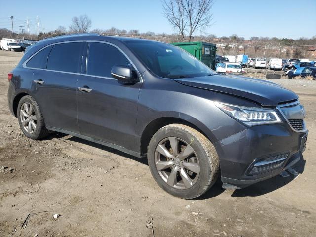 5FRYD4H81EB019866 - 2014 ACURA MDX ADVANCE GRAY photo 4