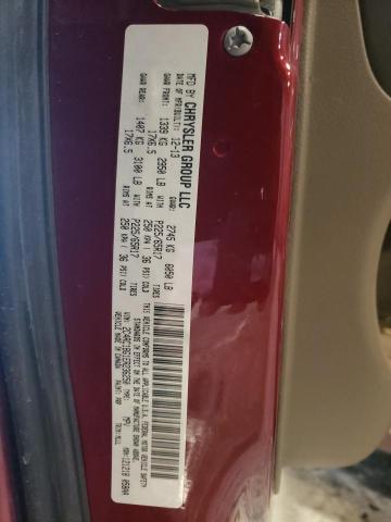 2C4RC1BG1ER236250 - 2014 CHRYSLER TOWN & COU TOURING 红色 照片 12