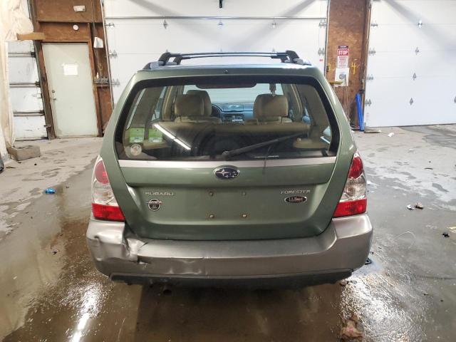 JF1SG67677H714243 - 2007 SUBARU FORESTER 2.5X LL BEAN GREEN photo 6