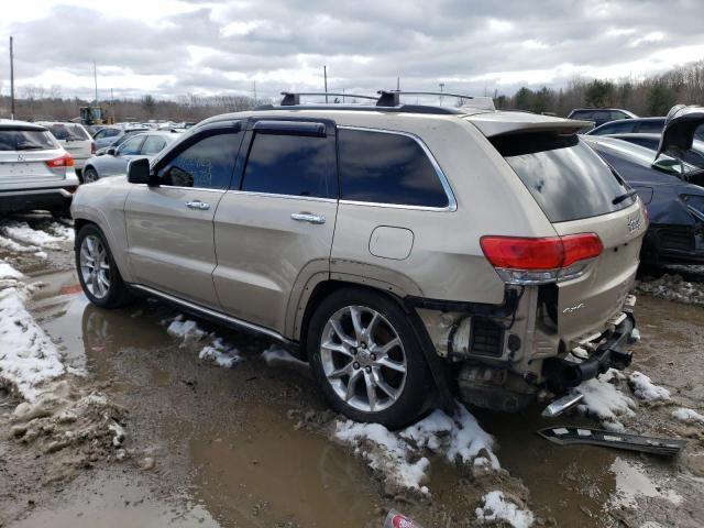 1C4RJFJG2EC399793 - 2014 JEEP GRAND CHER SUMMIT 金色 照片 2