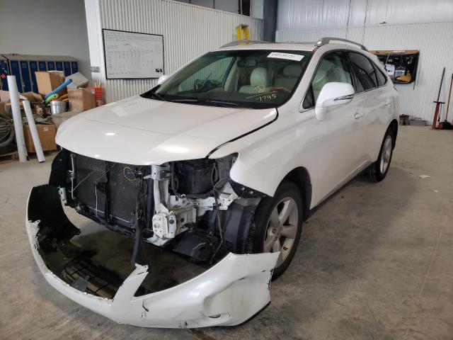 2T2BK1BA8CC127745 - 2012 LEXUS RX 350 WHITE photo 2