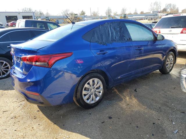 3KPC24A39KE051126 - 2019 HYUNDAI ACCENT SE BLUE photo 3