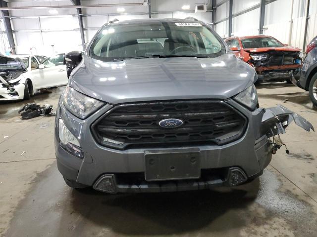 MAJ6S3JL9KC301503 - 2019 FORD ECOSPORT SES GRAY photo 5