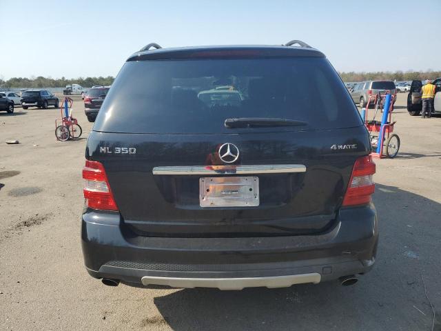 4JGBB86E87A249327 - 2007 MERCEDES-BENZ ML 350 BLACK photo 6