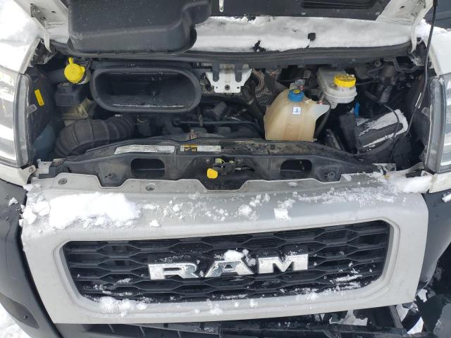3C6LRVDG4ME590845 - 2021 RAM PROMASTER 2500 HIGH WHITE photo 11