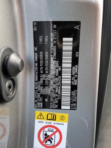 2T2JGMDA4LC044230 - 2020 LEXUS RX 450H SILVER photo 14