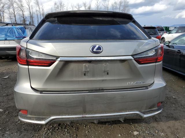 2T2JGMDA4LC044230 - 2020 LEXUS RX 450H SILVER photo 6