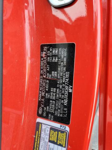 KNDJX3A56F7747811 - 2015 KIA SOUL ! RED photo 12