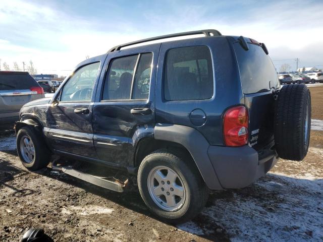 1J4GL48K64W153353 - 2004 JEEP LIBERTY SPORT BLUE photo 2