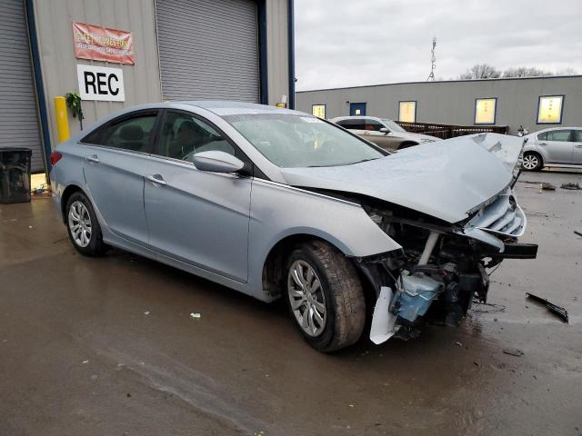 5NPEB4AC3CH325331 - 2012 HYUNDAI SONATA GLS BLUE photo 4