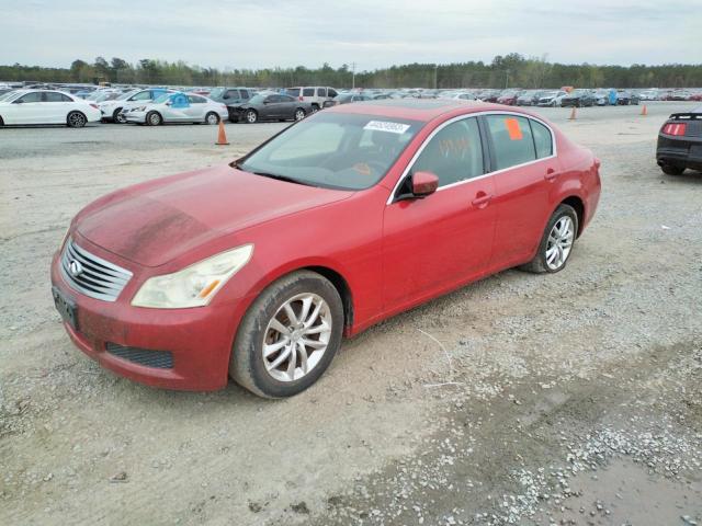 JNKCV61FX9M362197 - 2009 INFINITI G37 RED photo 1