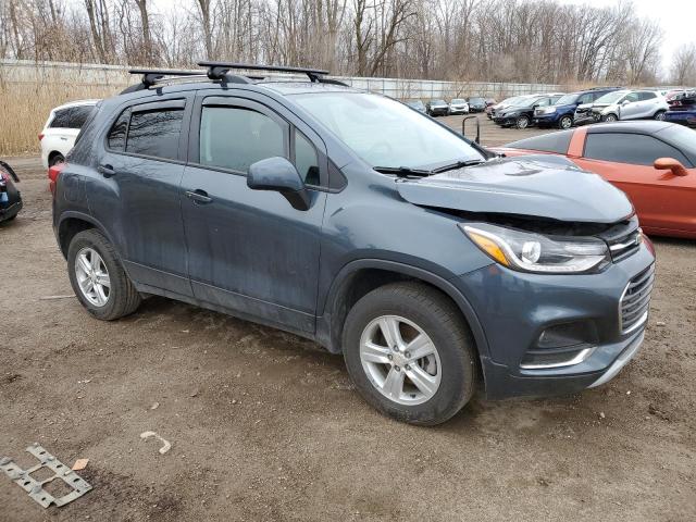 KL7CJPSB8MB358200 - 2021 CHEVROLET TRAX 1LT BLUE photo 4