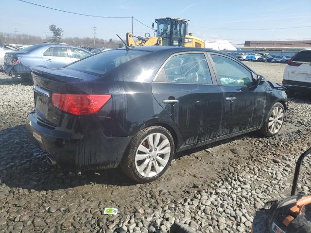 KNAFW4A31C5516896 - 2012 KIA FORTE SX BLACK photo 3