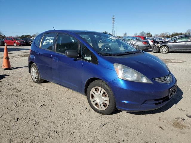 JHMGE8H28AS001549 - 2010 HONDA FIT BLUE photo 4