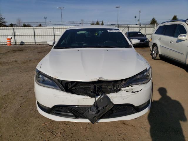 1C3CCCDG5FN511989 - 2015 CHRYSLER 200 S WHITE photo 5