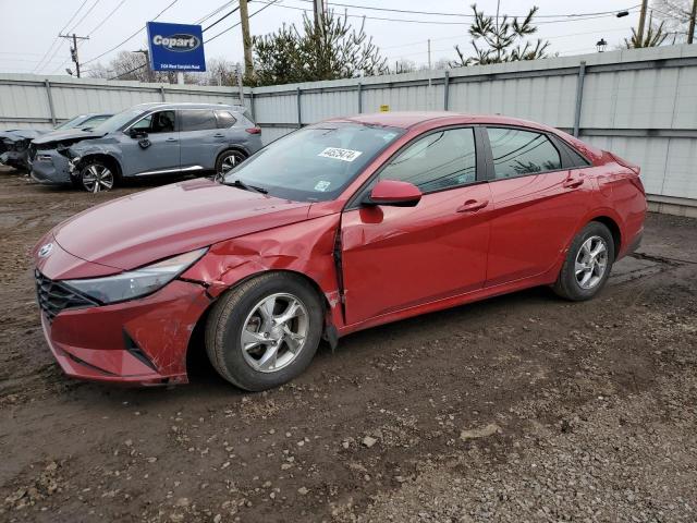 KMHLL4AG3MU072439 - 2021 HYUNDAI ELANTRA SE MAROON photo 1