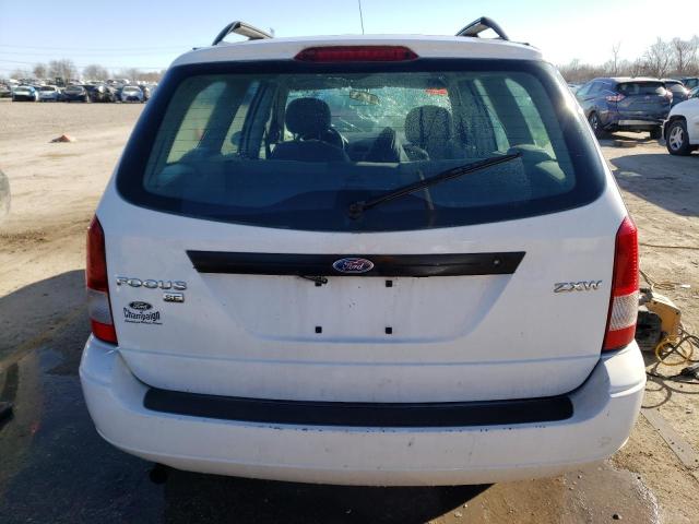 1FAHP36N56W202864 - 2006 FORD FOCUS ZXW WHITE photo 6