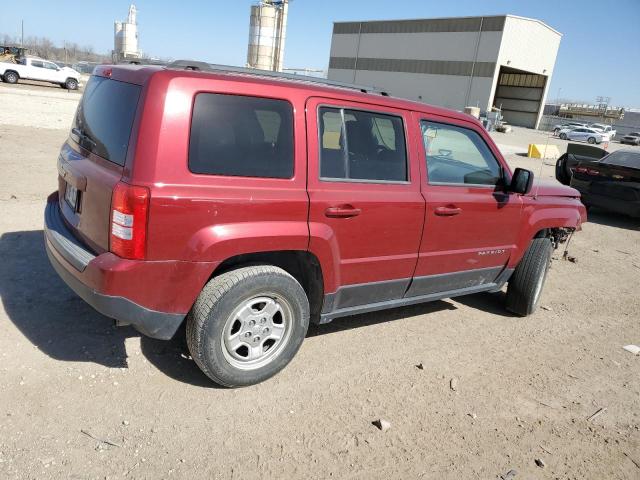 1C4NJRBB9FD316438 - 2015 JEEP PATRIOT SPORT RED photo 3