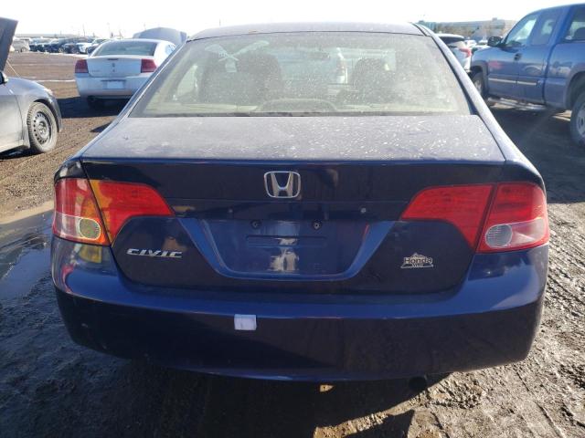 1HGFA16846L811092 - 2006 HONDA CIVIC EX BLUE photo 6