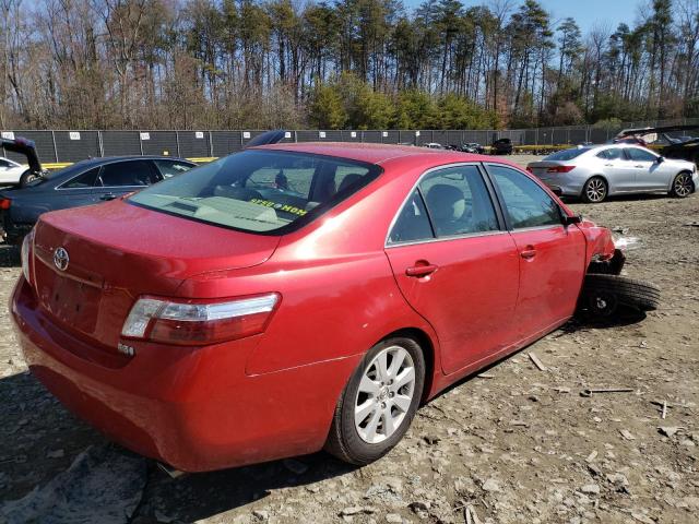 4T1BB46K09U078282 - 2009 TOYOTA CAMRY HYBRID RED photo 3