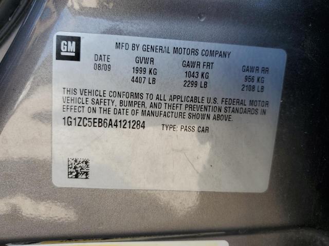 1G1ZC5EB6A4121284 - 2010 CHEVROLET MALIBU 1LT 灰色 照片 13