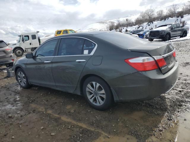 1HGCR2F38EA178399 - 2014 HONDA ACCORD LX GRAY photo 2