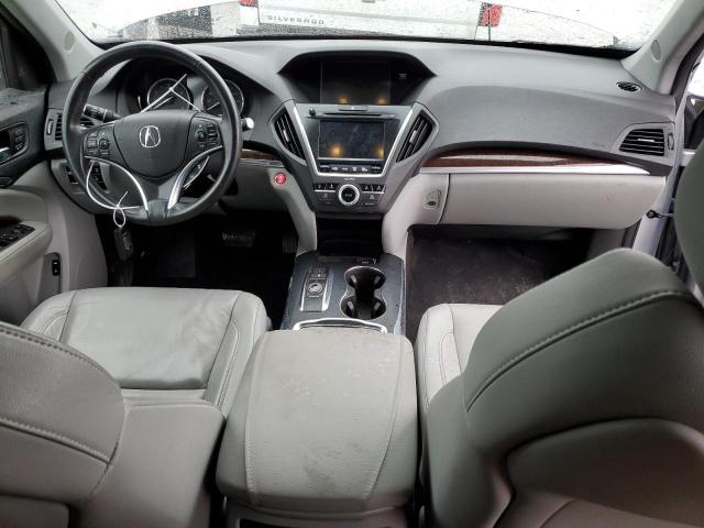 5FRYD4H55HB009402 - 2017 ACURA MDX TECHNOLOGY SILVER photo 8