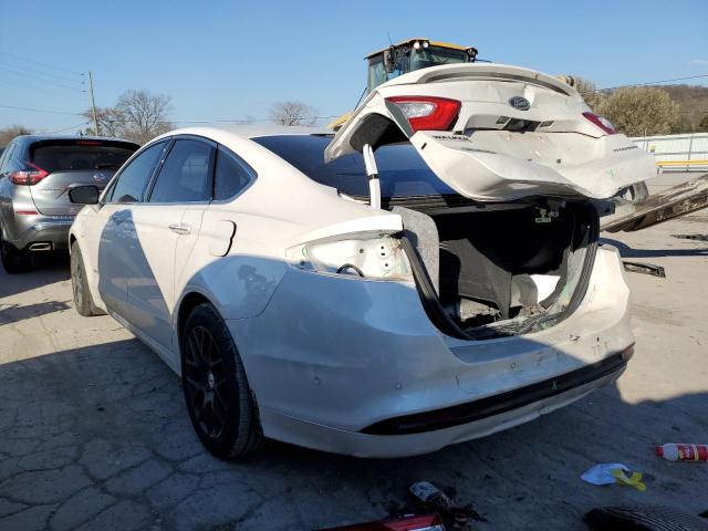 3FA6P0SU2DR241561 - 2013 FORD FUSION TITANIUM PHEV WHITE photo 2