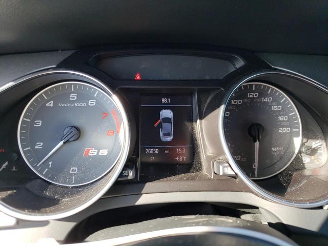 WAUVGAFH8AN016016 - 2010 AUDI S5 PRESTIGE BLACK photo 9