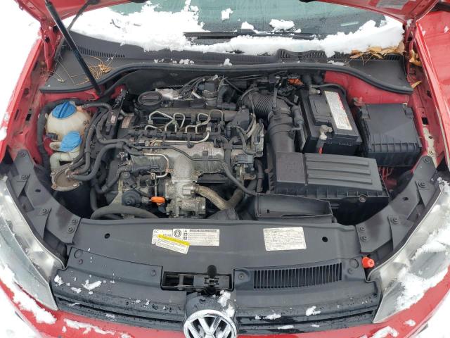 WVWDM7AJ3DW089104 - 2013 VOLKSWAGEN GOLF წითელი ფოტო 11