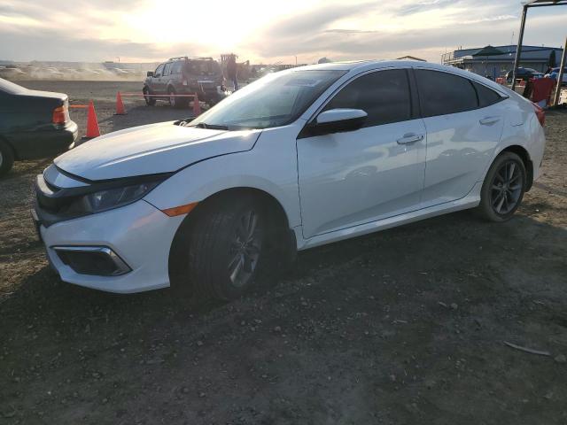 19XFC1F32LE221703 - 2020 HONDA CIVIC EX WHITE photo 1